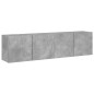 vidaXL TV-Wandschränke 2 Stk. Betongrau 80x30x41 cm vidaXL TV-Wandschränke 2 Stk. Betongrau 80x30x41 cm