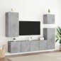 vidaXL TV-Wandschränke 2 Stk. Betongrau 80x30x41 cm vidaXL TV-Wandschränke 2 Stk. Betongrau 80x30x41 cm