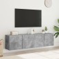 vidaXL TV-Wandschränke 2 Stk. Betongrau 80x30x41 cm vidaXL TV-Wandschränke 2 Stk. Betongrau 80x30x41 cm
