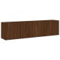 vidaXL TV-Wandschränke 2 Stk. Braun Eichen-Optik 80x30x41 cm vidaXL TV-Wandschränke 2 Stk. Braun Eichen-Optik 80x30x41 cm