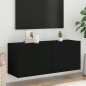 vidaXL TV-Wandschrank Schwarz 100x30x41 cm vidaXL TV-Wandschrank Schwarz 100x30x41 cm