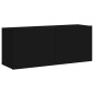 vidaXL TV-Wandschrank Schwarz 100x30x41 cm vidaXL TV-Wandschrank Schwarz 100x30x41 cm