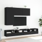 vidaXL TV-Wandschrank Schwarz 100x30x41 cm vidaXL TV-Wandschrank Schwarz 100x30x41 cm