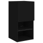 vidaXL TV-Schränke mit LED-Leuchten 2 Stk. Schwarz 30,5x30x60 cm vidaXL TV-Schränke mit LED-Leuchten 2 Stk. Schwarz 30,5x30x60 cm