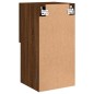 vidaXL TV-Schrank mit LED-Leuchten Braun Eichen-Optik 30,5x30x60 cm vidaXL TV-Schrank mit LED-Leuchten Braun Eichen-Optik 30,5x30x60 cm