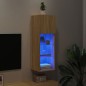 vidaXL TV-Schrank mit LED-Leuchten Sonoma-Eiche 30,5x30x90 cm vidaXL TV-Schrank mit LED-Leuchten Sonoma-Eiche 30,5x30x90 cm