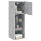 vidaXL TV-Schrank mit LED-Leuchten Betongrau 30,5x30x90 cm vidaXL TV-Schrank mit LED-Leuchten Betongrau 30,5x30x90 cm