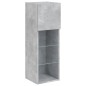 vidaXL TV-Schrank mit LED-Leuchten Betongrau 30,5x30x90 cm vidaXL TV-Schrank mit LED-Leuchten Betongrau 30,5x30x90 cm