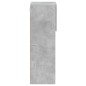 vidaXL TV-Schrank mit LED-Leuchten Betongrau 30,5x30x90 cm vidaXL TV-Schrank mit LED-Leuchten Betongrau 30,5x30x90 cm