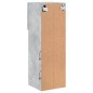 vidaXL TV-Schrank mit LED-Leuchten Betongrau 30,5x30x90 cm vidaXL TV-Schrank mit LED-Leuchten Betongrau 30,5x30x90 cm