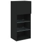 vidaXL TV-Schrank mit LED-Leuchten Schwarz 40,5x30x90 cm vidaXL TV-Schrank mit LED-Leuchten Schwarz 40,5x30x90 cm