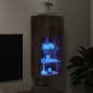 vidaXL TV-Schrank mit LED-Leuchten Räuchereiche 40,5x30x90 cm vidaXL TV-Schrank mit LED-Leuchten Räuchereiche 40,5x30x90 cm