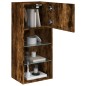 vidaXL TV-Schrank mit LED-Leuchten Räuchereiche 40,5x30x90 cm vidaXL TV-Schrank mit LED-Leuchten Räuchereiche 40,5x30x90 cm