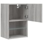 vidaXL TV-Schrank mit LED-Leuchten Grau Sonoma 40,5x30x60 cm vidaXL TV-Schrank mit LED-Leuchten Grau Sonoma 40,5x30x60 cm