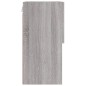 vidaXL TV-Schrank mit LED-Leuchten Grau Sonoma 40,5x30x60 cm vidaXL TV-Schrank mit LED-Leuchten Grau Sonoma 40,5x30x60 cm