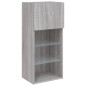 vidaXL TV-Schrank mit LED-Leuchten Grau Sonoma 40,5x30x90 cm vidaXL TV-Schrank mit LED-Leuchten Grau Sonoma 40,5x30x90 cm