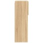 vidaXL TV-Schrank mit LED-Leuchten Sonoma-Eiche 40,5x30x90 cm