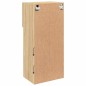 vidaXL TV-Schrank mit LED-Leuchten Sonoma-Eiche 40,5x30x90 cm