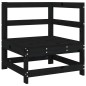 vidaXL 5-tlg. Garten-Lounge-Set Schwarz Massivholz Kiefer vidaXL 5-tlg. Garten-Lounge-Set Schwarz Massivholz Kiefer