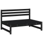 vidaXL 6-tlg. Garten-Lounge-Set Schwarz Massivholz Kiefer vidaXL 6-tlg. Garten-Lounge-Set Schwarz Massivholz Kiefer