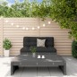 vidaXL 2-tlg. Garten-Lounge-Set Grau Massivholz Kiefer vidaXL 2-tlg. Garten-Lounge-Set Grau Massivholz Kiefer