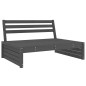 vidaXL 2-tlg. Garten-Lounge-Set Grau Massivholz Kiefer vidaXL 2-tlg. Garten-Lounge-Set Grau Massivholz Kiefer