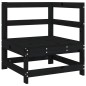 vidaXL 8-tlg. Garten-Lounge-Set Schwarz Massivholz Kiefer vidaXL 8-tlg. Garten-Lounge-Set Schwarz Massivholz Kiefer