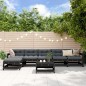 vidaXL 7-tlg. Garten-Lounge-Set Schwarz Massivholz Kiefer vidaXL 7-tlg. Garten-Lounge-Set Schwarz Massivholz Kiefer
