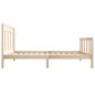 vidaXL Massivholzbett 100x200 cm vidaXL Massivholzbett 100x200 cm