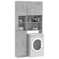 vidaXL Waschmaschinenschrank-Set Betongrau Holzwerkstoff vidaXL Waschmaschinenschrank-Set Betongrau Holzwerkstoff