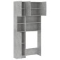 vidaXL Waschmaschinenschrank-Set Betongrau Holzwerkstoff vidaXL Waschmaschinenschrank-Set Betongrau Holzwerkstoff