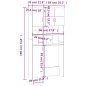 vidaXL Waschmaschinenschrank-Set Betongrau Holzwerkstoff vidaXL Waschmaschinenschrank-Set Betongrau Holzwerkstoff