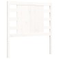 vidaXL Massivholzbett ohne Matratze Weiß 100x200 cm Kiefernholz vidaXL Massivholzbett ohne Matratze Weiß 100x200 cm Kiefernholz