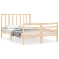 vidaXL Massivholzbett ohne Matratze 140x190 cm Kiefernholz vidaXL Massivholzbett ohne Matratze 140x190 cm Kiefernholz
