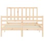 vidaXL Massivholzbett ohne Matratze 140x190 cm Kiefernholz vidaXL Massivholzbett ohne Matratze 140x190 cm Kiefernholz