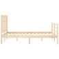 vidaXL Massivholzbett ohne Matratze 140x190 cm Kiefernholz vidaXL Massivholzbett ohne Matratze 140x190 cm Kiefernholz