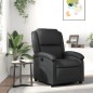 vidaXL Relaxsessel Schwarz Echtleder vidaXL Relaxsessel Schwarz Echtleder