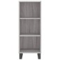 Highboard Grau Sonoma 34,5x34x180 cm Holzwerkstoff Highboard Grau Sonoma 34,5x34x180 cm Holzwerkstoff