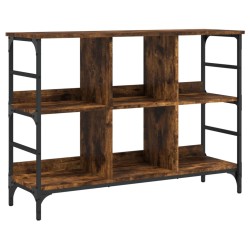 vidaXL Sideboard Räuchereiche 102x32x73,5 cm Holzwerkstoff