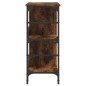 vidaXL Sideboard Räuchereiche 102x32x73,5 cm Holzwerkstoff vidaXL Sideboard Räuchereiche 102x32x73,5 cm Holzwerkstoff
