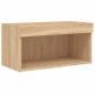 vidaXL TV-Schrank mit LED-Leuchten Sonoma-Eiche 60x30x30 cm vidaXL TV-Schrank mit LED-Leuchten Sonoma-Eiche 60x30x30 cm