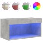 vidaXL TV-Schrank mit LED-Leuchten Betongrau 60x30x30 cm vidaXL TV-Schrank mit LED-Leuchten Betongrau 60x30x30 cm