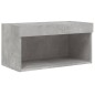 vidaXL TV-Schrank mit LED-Leuchten Betongrau 60x30x30 cm vidaXL TV-Schrank mit LED-Leuchten Betongrau 60x30x30 cm