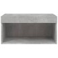 vidaXL TV-Schrank mit LED-Leuchten Betongrau 60x30x30 cm vidaXL TV-Schrank mit LED-Leuchten Betongrau 60x30x30 cm