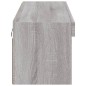 vidaXL TV-Schrank mit LED-Leuchten Grau Sonoma 100x30x30 cm vidaXL TV-Schrank mit LED-Leuchten Grau Sonoma 100x30x30 cm