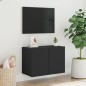 vidaXL TV-Wandschrank Schwarz 60x30x41 cm vidaXL TV-Wandschrank Schwarz 60x30x41 cm
