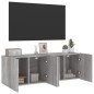 vidaXL TV-Wandschränke 2 Stk. Grau Sonoma 60x30x41 cm vidaXL TV-Wandschränke 2 Stk. Grau Sonoma 60x30x41 cm