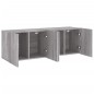 vidaXL TV-Wandschränke 2 Stk. Grau Sonoma 60x30x41 cm vidaXL TV-Wandschränke 2 Stk. Grau Sonoma 60x30x41 cm