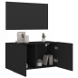 vidaXL TV-Wandschrank Schwarz 80x30x41 cm vidaXL TV-Wandschrank Schwarz 80x30x41 cm