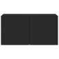 vidaXL TV-Wandschrank Schwarz 80x30x41 cm vidaXL TV-Wandschrank Schwarz 80x30x41 cm